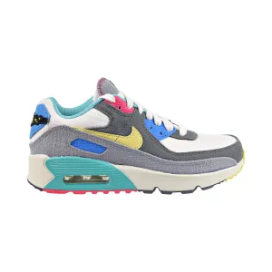 Nike Air Max 90 (GS) Big Kids' Shoes Phantom-Celery-Iron Grey
