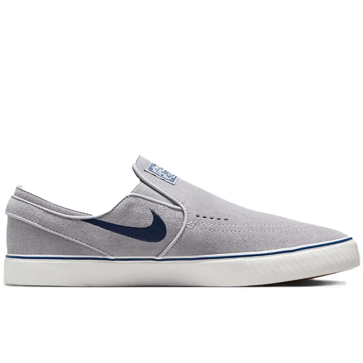Nike SB Janoski  Slip (Wolf Grey/Navy-Wolf Grey)