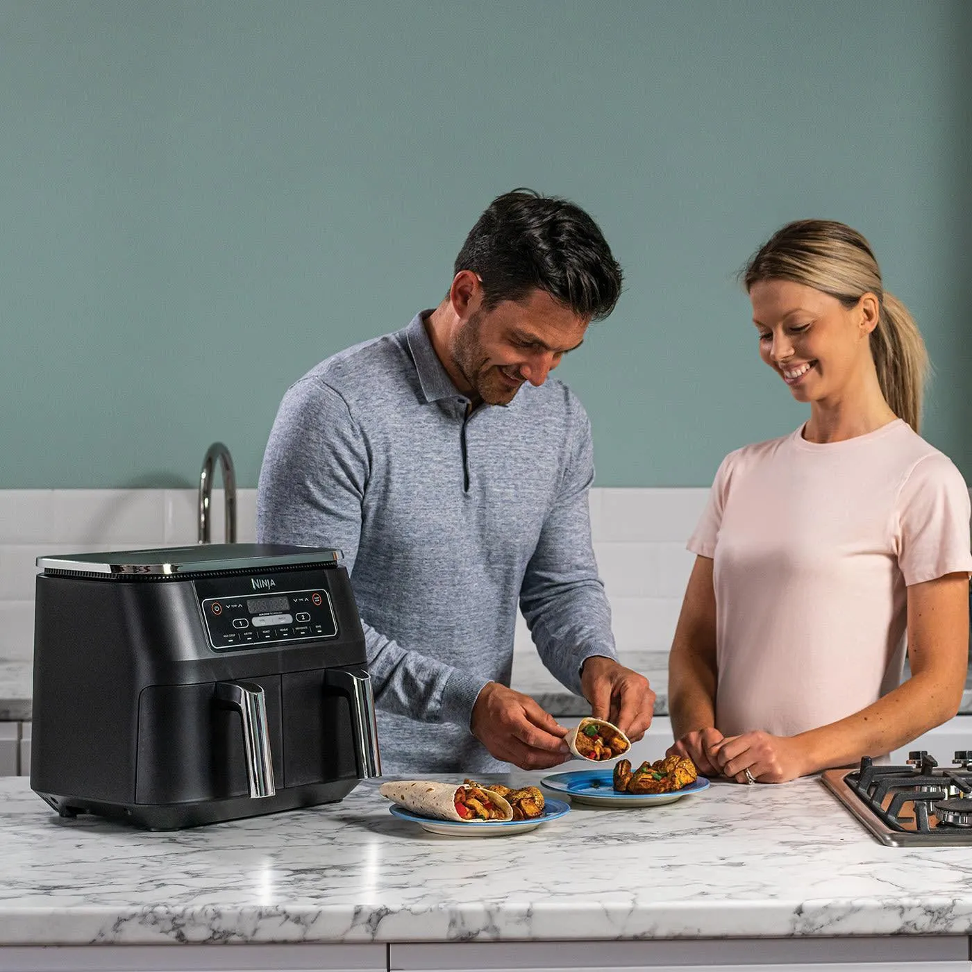 Ninja 7.6L 2400W Dual Zone Air Fryer - Grey | AF300UK