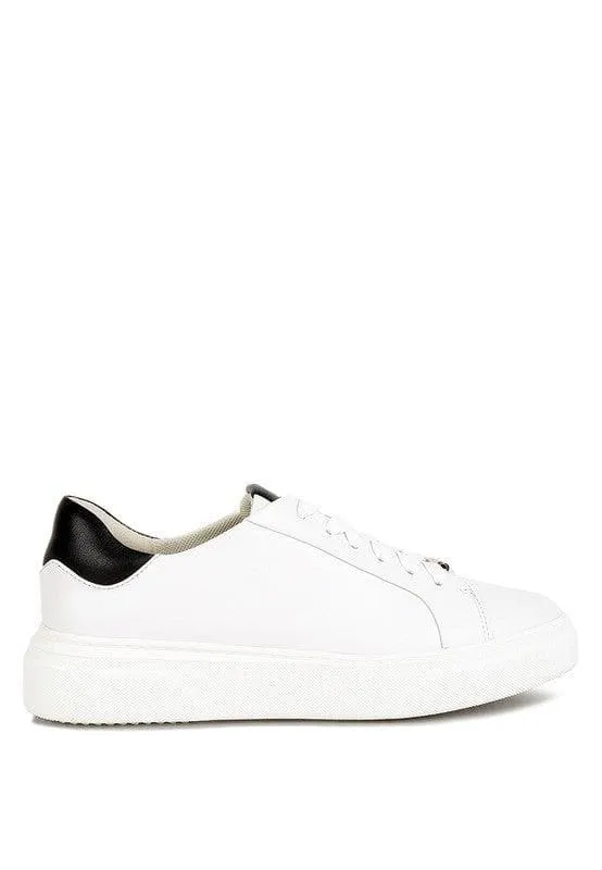 Rag Co Schick Lace Up Leather Sneakers