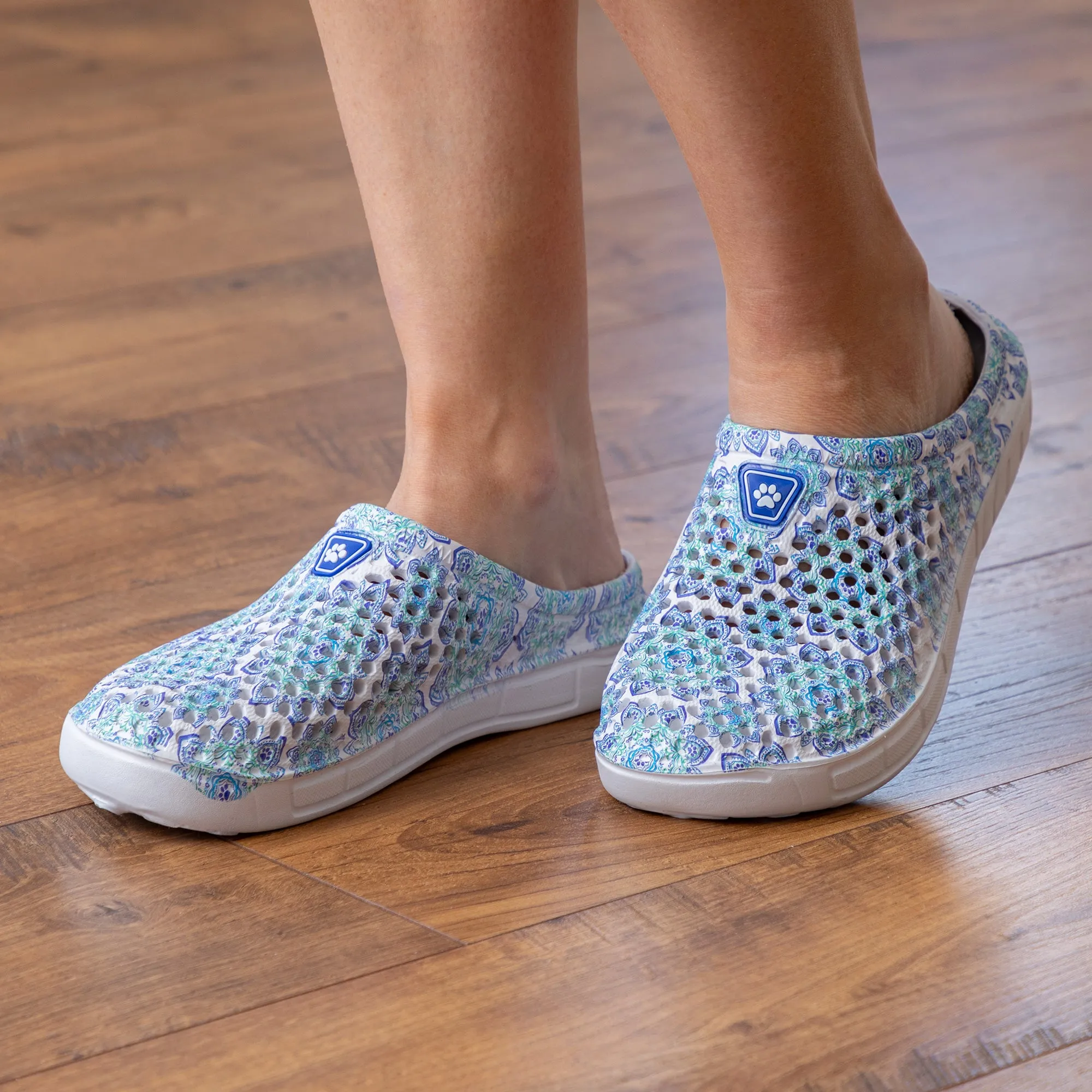 Rainbow Paw Slip-On Clogs