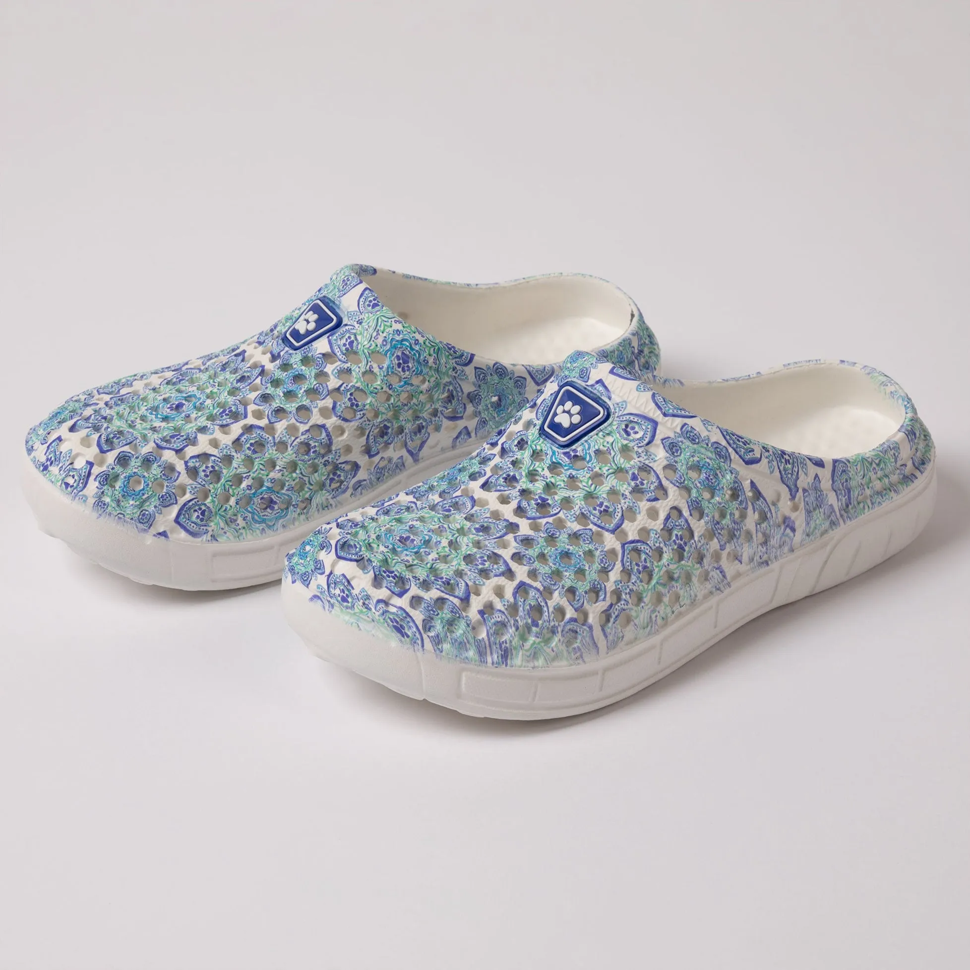 Rainbow Paw Slip-On Clogs