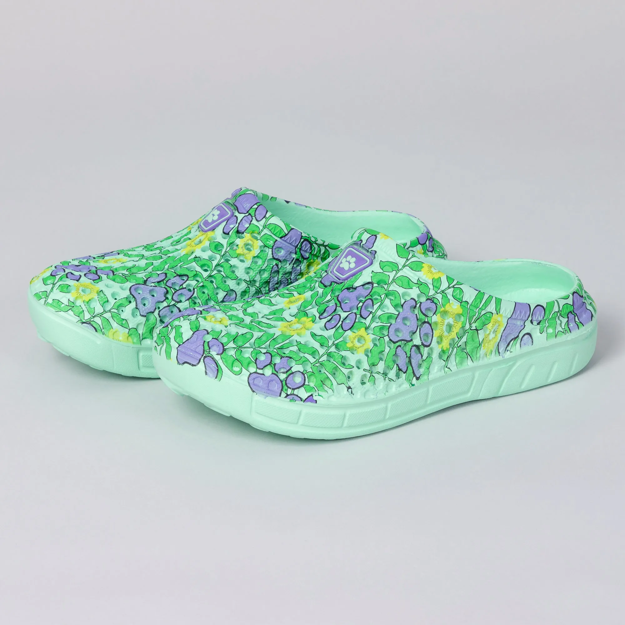 Rainbow Paw Slip-On Clogs