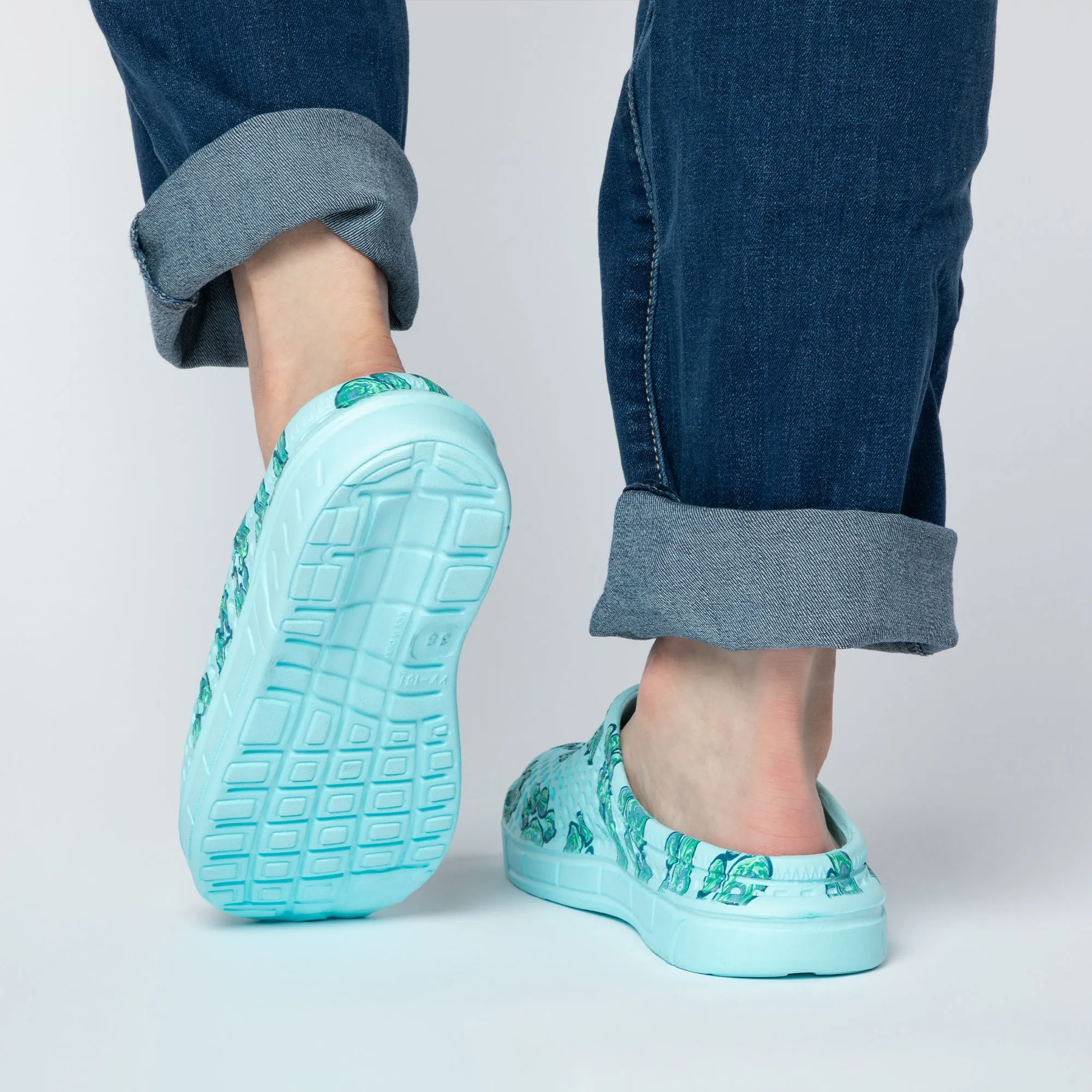 Rainbow Paw Slip-On Clogs