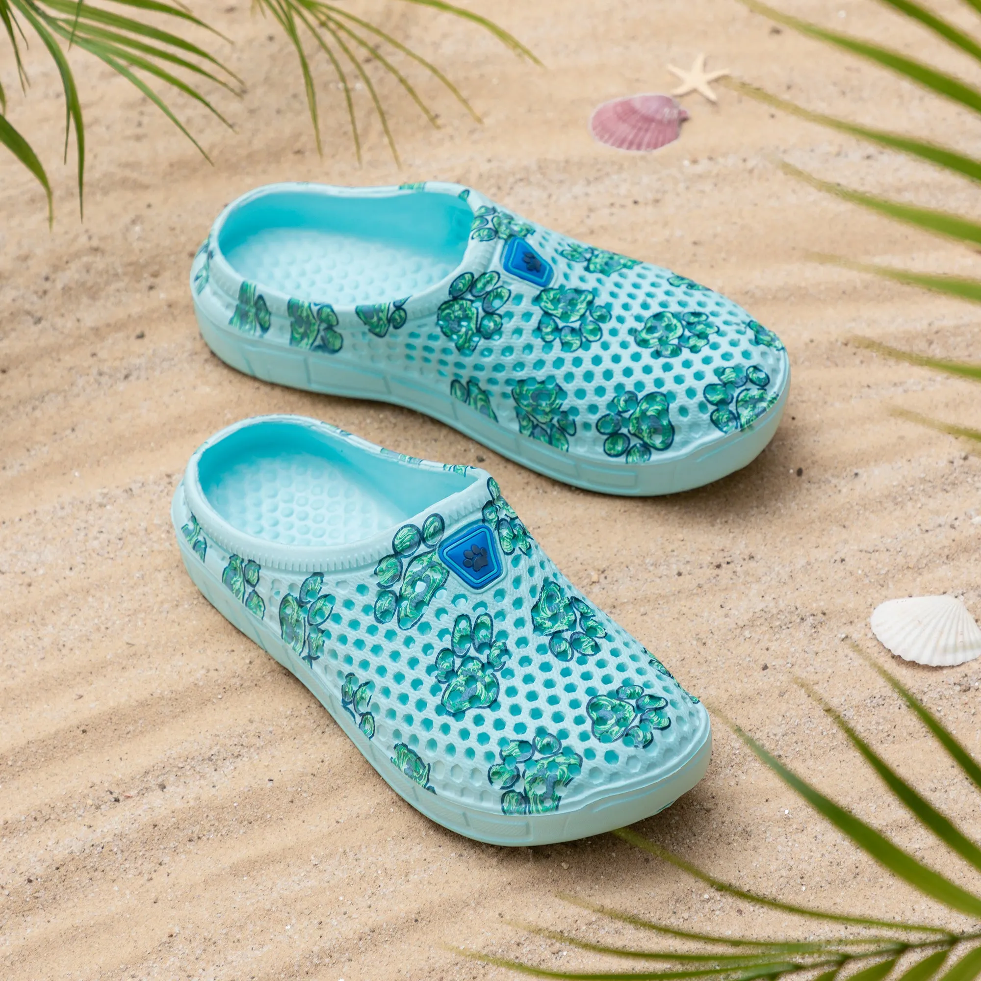 Rainbow Paw Slip-On Clogs