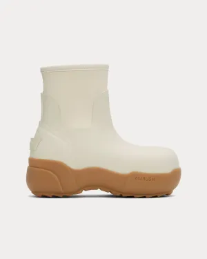 Rubber White Boots