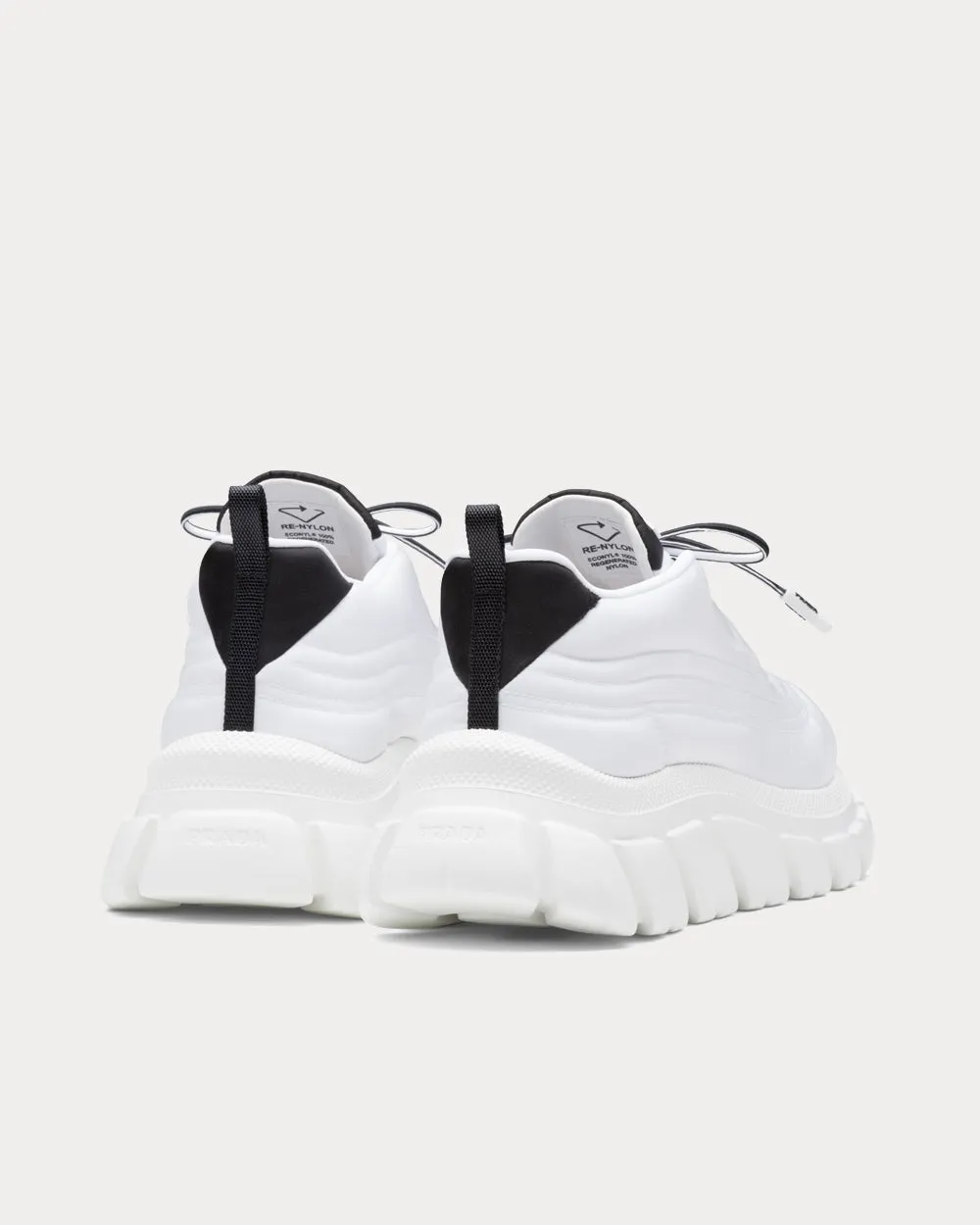 Rush Gabardine Re-Nylon White Low Top Sneakers