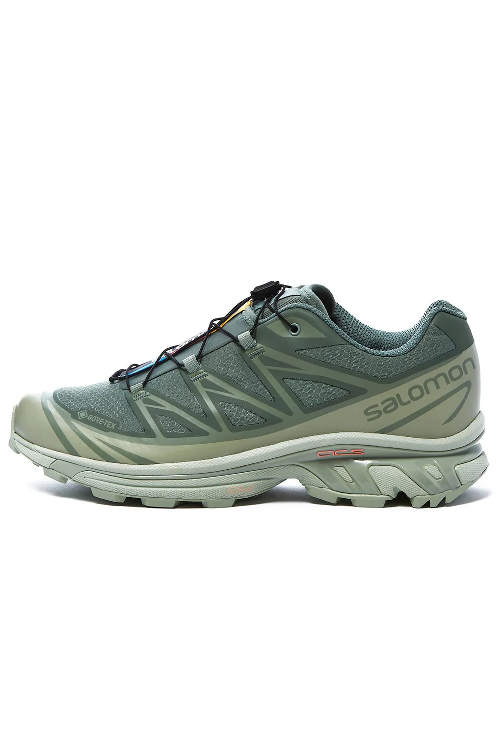 Salomon XT-6 GORE-TEX Trainers - Desert Sage / Lily Pad / Laurel Wreath