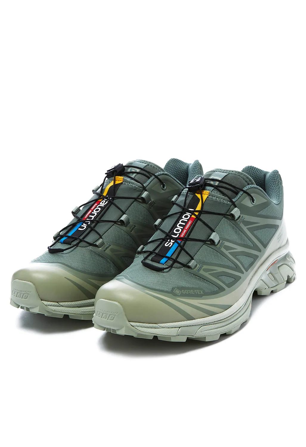 Salomon XT-6 GORE-TEX Trainers - Desert Sage / Lily Pad / Laurel Wreath