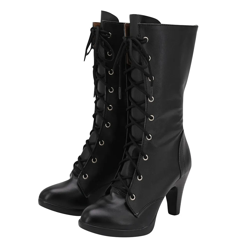 SeeCosplay Final Fantasy Shoes Custom Made Tifa Boots Halloween Costumes Accessory