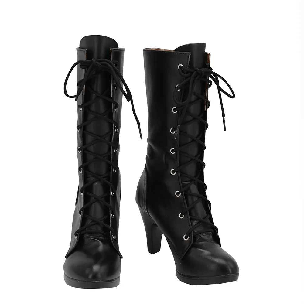 SeeCosplay Final Fantasy Shoes Custom Made Tifa Boots Halloween Costumes Accessory