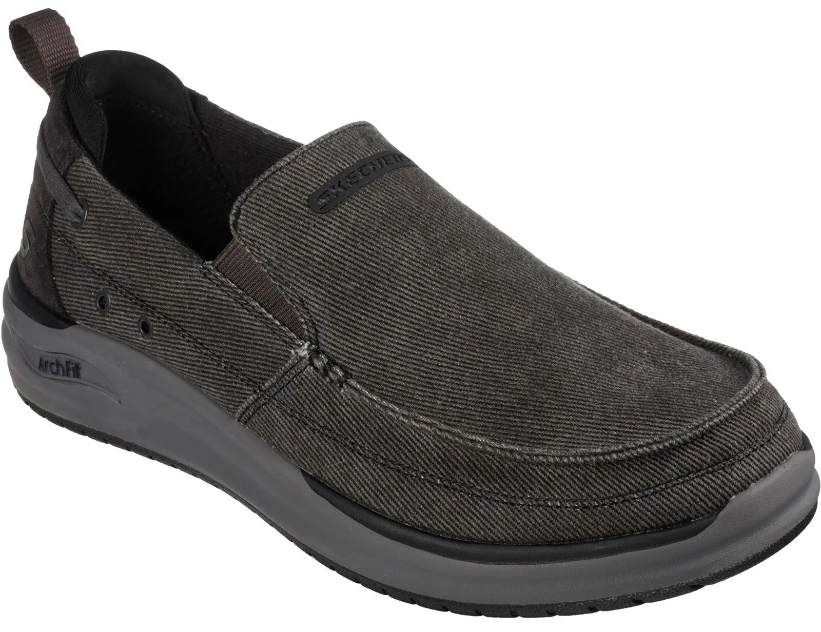Skechers 204605 Arch Fit Melo Port Bow Mens Slip On Shoes