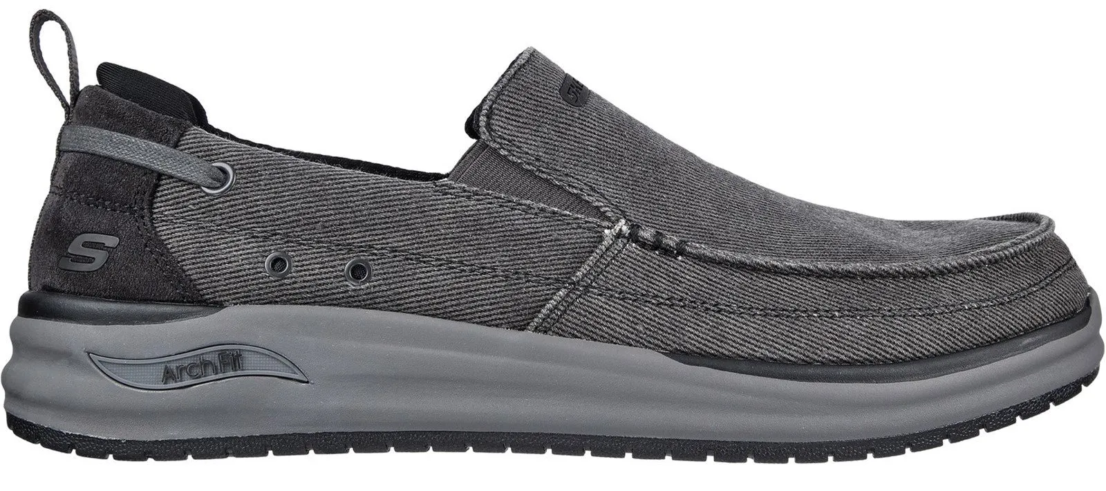 Skechers 204605 Arch Fit Melo Port Bow Mens Slip On Shoes