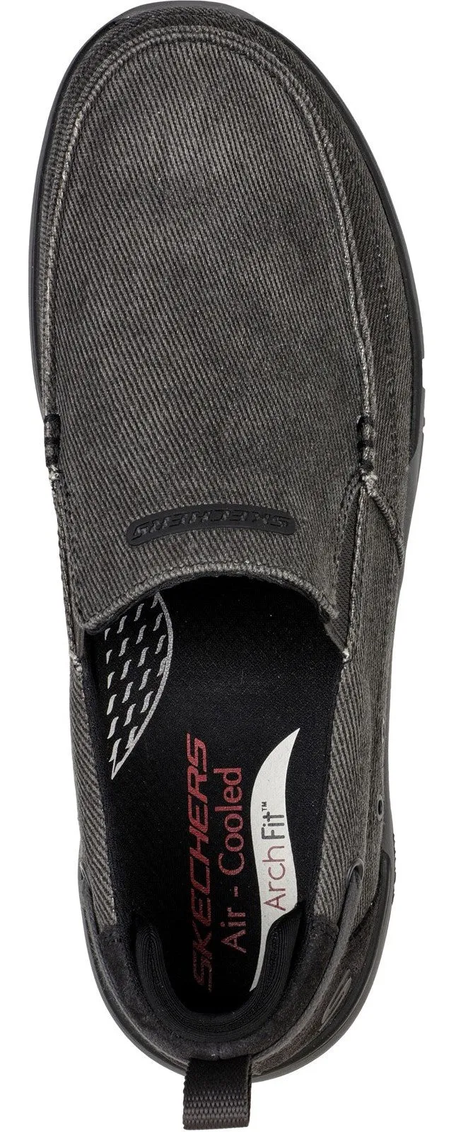 Skechers 204605 Arch Fit Melo Port Bow Mens Slip On Shoes