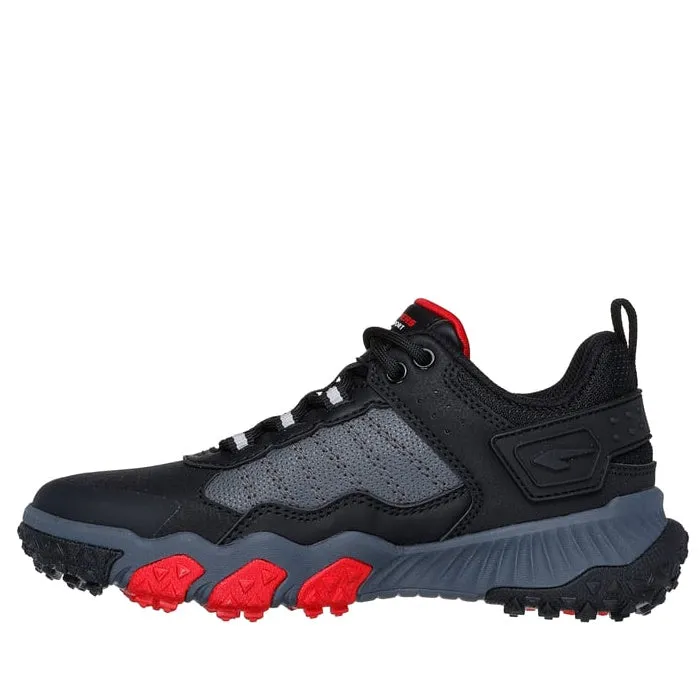 Skechers Boys Elite Sport Field Black Grey w/ Mini Sprigs