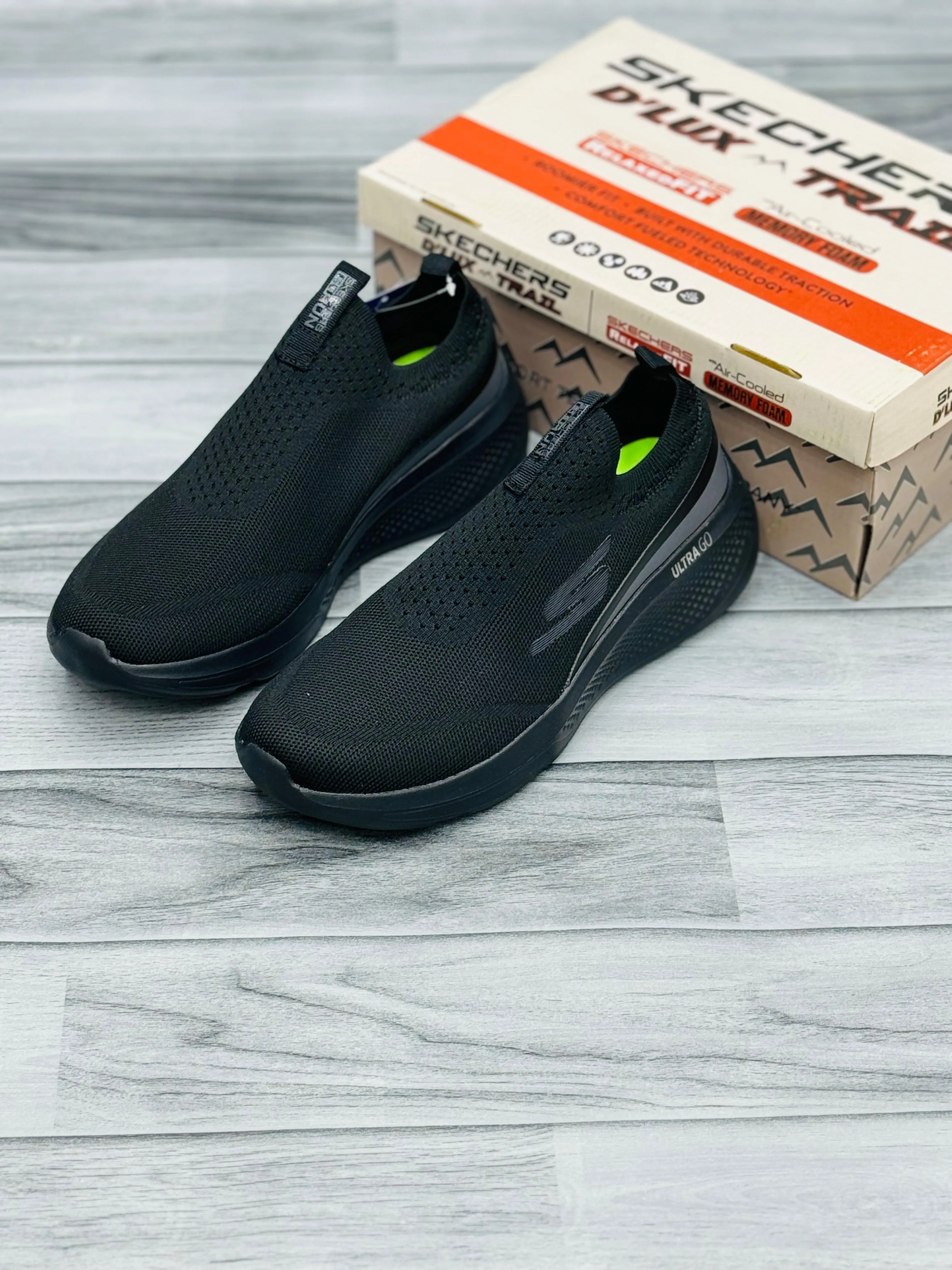 Skechers Slip-On Walking Shoes – Lightweight & Comfortable