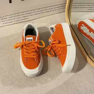 Solid Color Casual Canvas Shoes