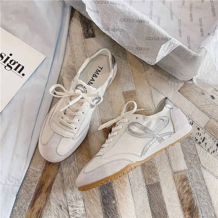 Spring and Fall Comfortable Breathable Walking Shoes Retro Shoes Flat Casual Shoes Women's Lightweight Classic Sneakers