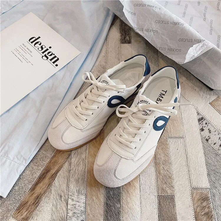 Spring and Fall Comfortable Breathable Walking Shoes Retro Shoes Flat Casual Shoes Women's Lightweight Classic Sneakers