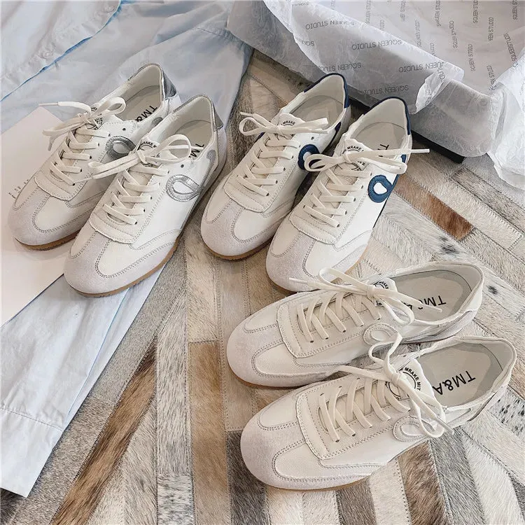 Spring and Fall Comfortable Breathable Walking Shoes Retro Shoes Flat Casual Shoes Women's Lightweight Classic Sneakers