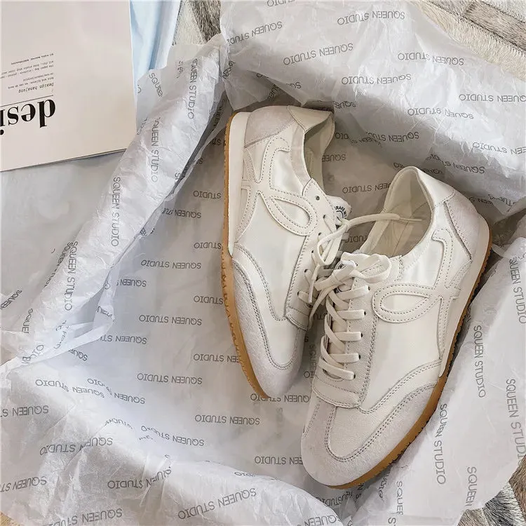 Spring and Fall Comfortable Breathable Walking Shoes Retro Shoes Flat Casual Shoes Women's Lightweight Classic Sneakers