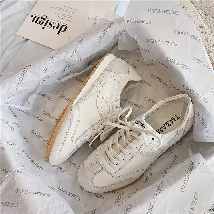 Spring and Fall Comfortable Breathable Walking Shoes Retro Shoes Flat Casual Shoes Women's Lightweight Classic Sneakers
