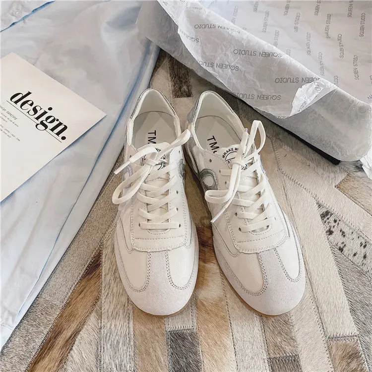 Spring and Fall Comfortable Breathable Walking Shoes Retro Shoes Flat Casual Shoes Women's Lightweight Classic Sneakers