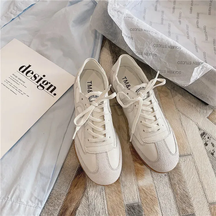 Spring and Fall Comfortable Breathable Walking Shoes Retro Shoes Flat Casual Shoes Women's Lightweight Classic Sneakers