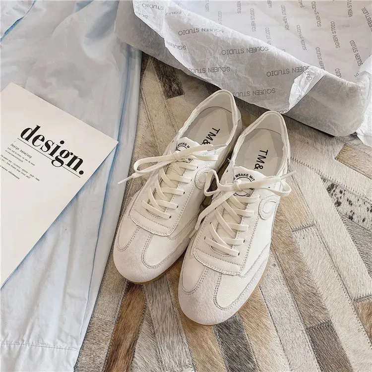 Spring and Fall Comfortable Breathable Walking Shoes Retro Shoes Flat Casual Shoes Women's Lightweight Classic Sneakers