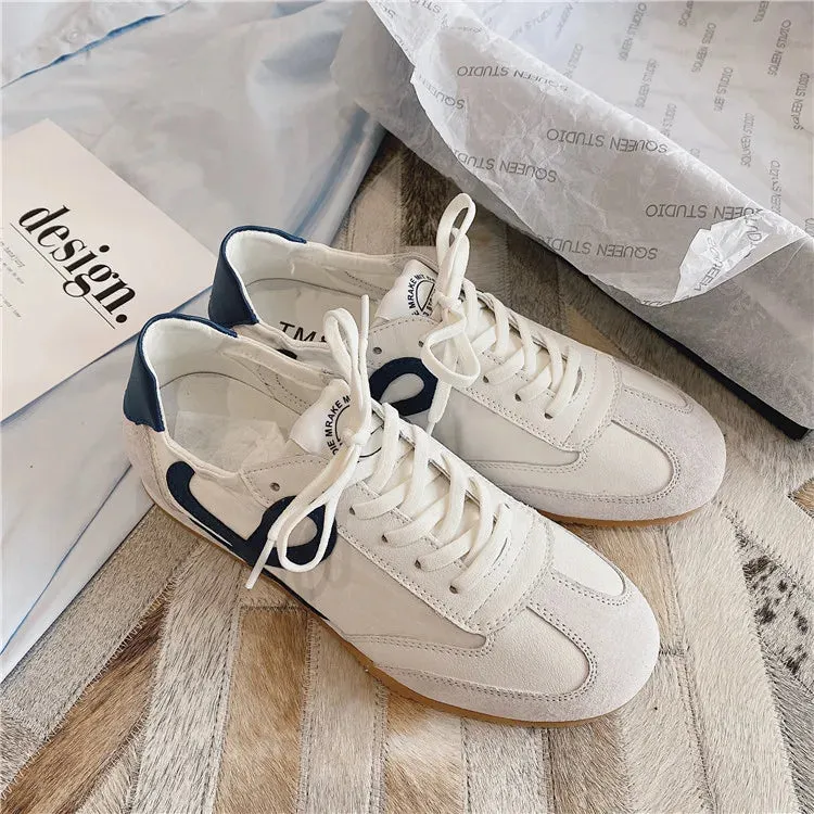 Spring and Fall Comfortable Breathable Walking Shoes Retro Shoes Flat Casual Shoes Women's Lightweight Classic Sneakers