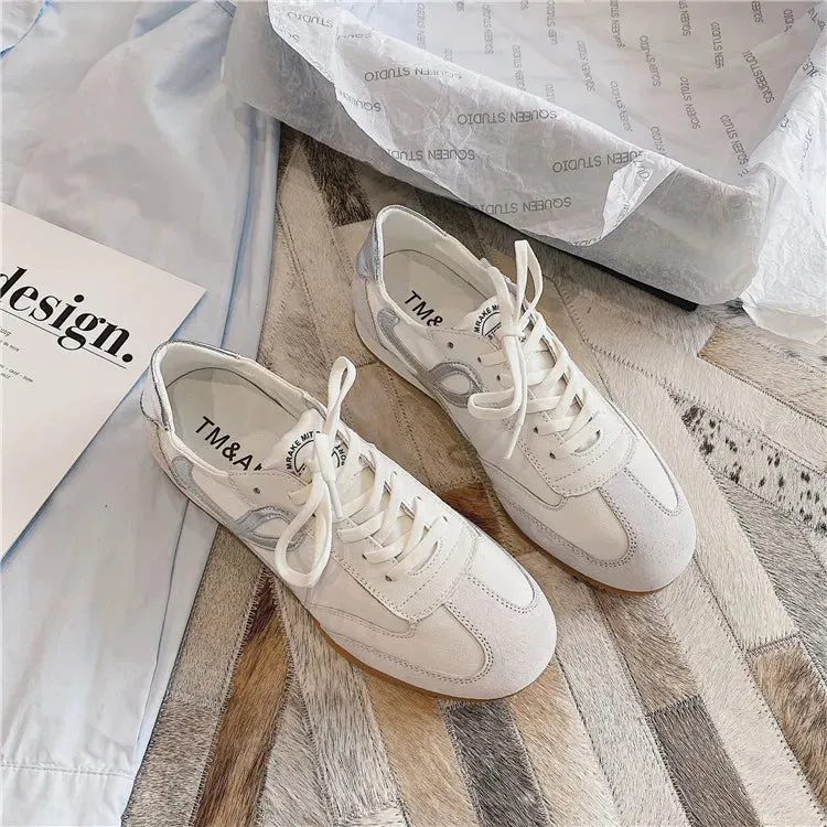 Spring and Fall Comfortable Breathable Walking Shoes Retro Shoes Flat Casual Shoes Women's Lightweight Classic Sneakers