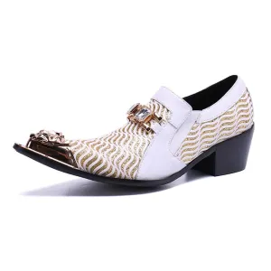 Spring men's formal leather shoes men's Korean version of genuine leather business casual men's shoes British trendy wedding shoes soft-soled shoes men's