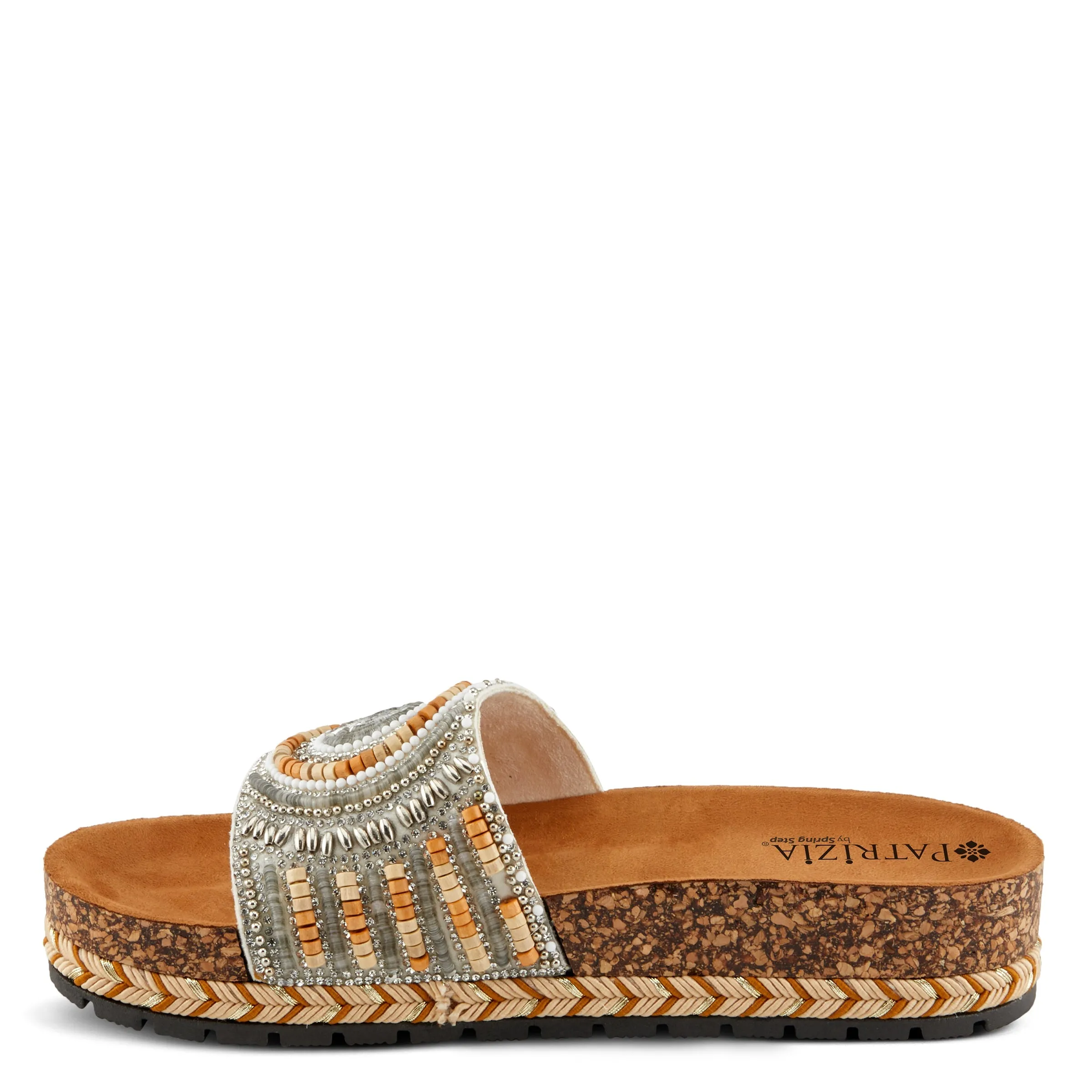 Spring Step Shoes  Patrizia Swirla Sandals Women’s Multicolor Vegan Wedge
