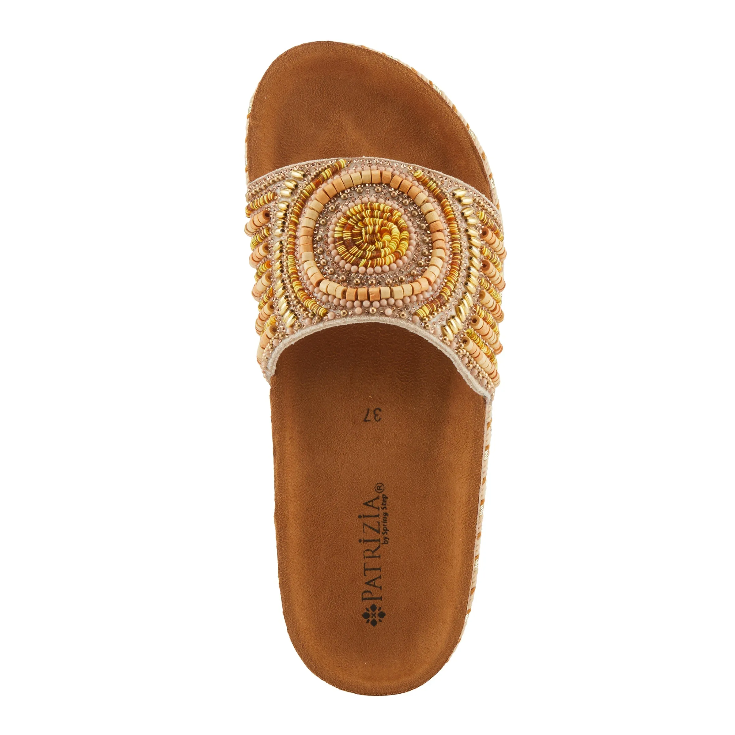 Spring Step Shoes  Patrizia Swirla Sandals Women’s Multicolor Vegan Wedge