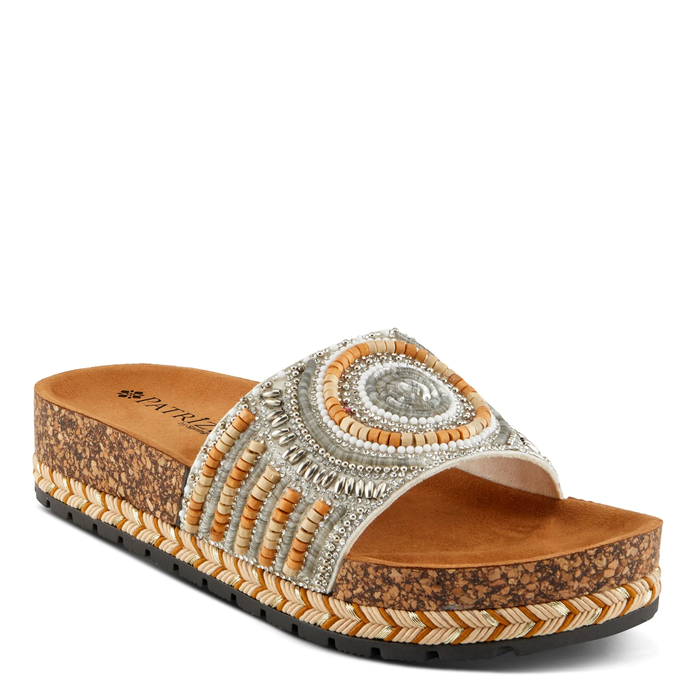 Spring Step Shoes  Patrizia Swirla Sandals Women’s Multicolor Vegan Wedge