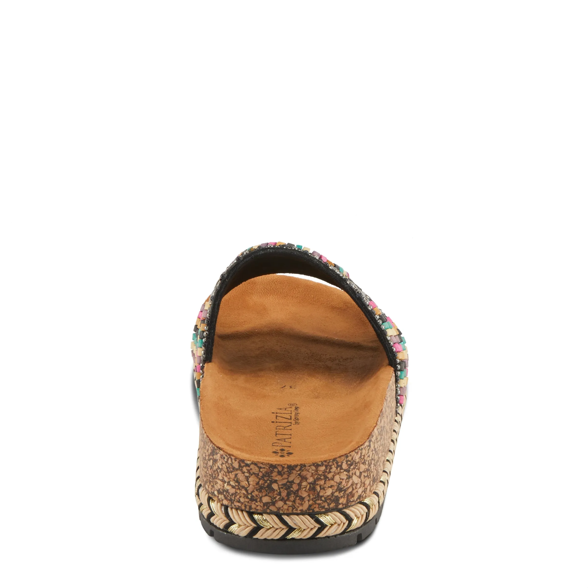 Spring Step Shoes  Patrizia Swirla Sandals Women’s Multicolor Vegan Wedge