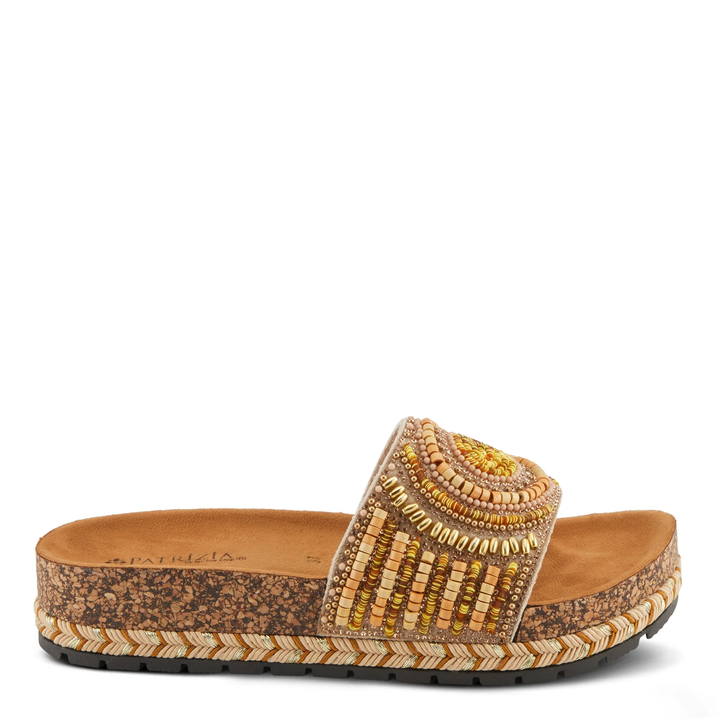 Spring Step Shoes  Patrizia Swirla Sandals Women’s Multicolor Vegan Wedge