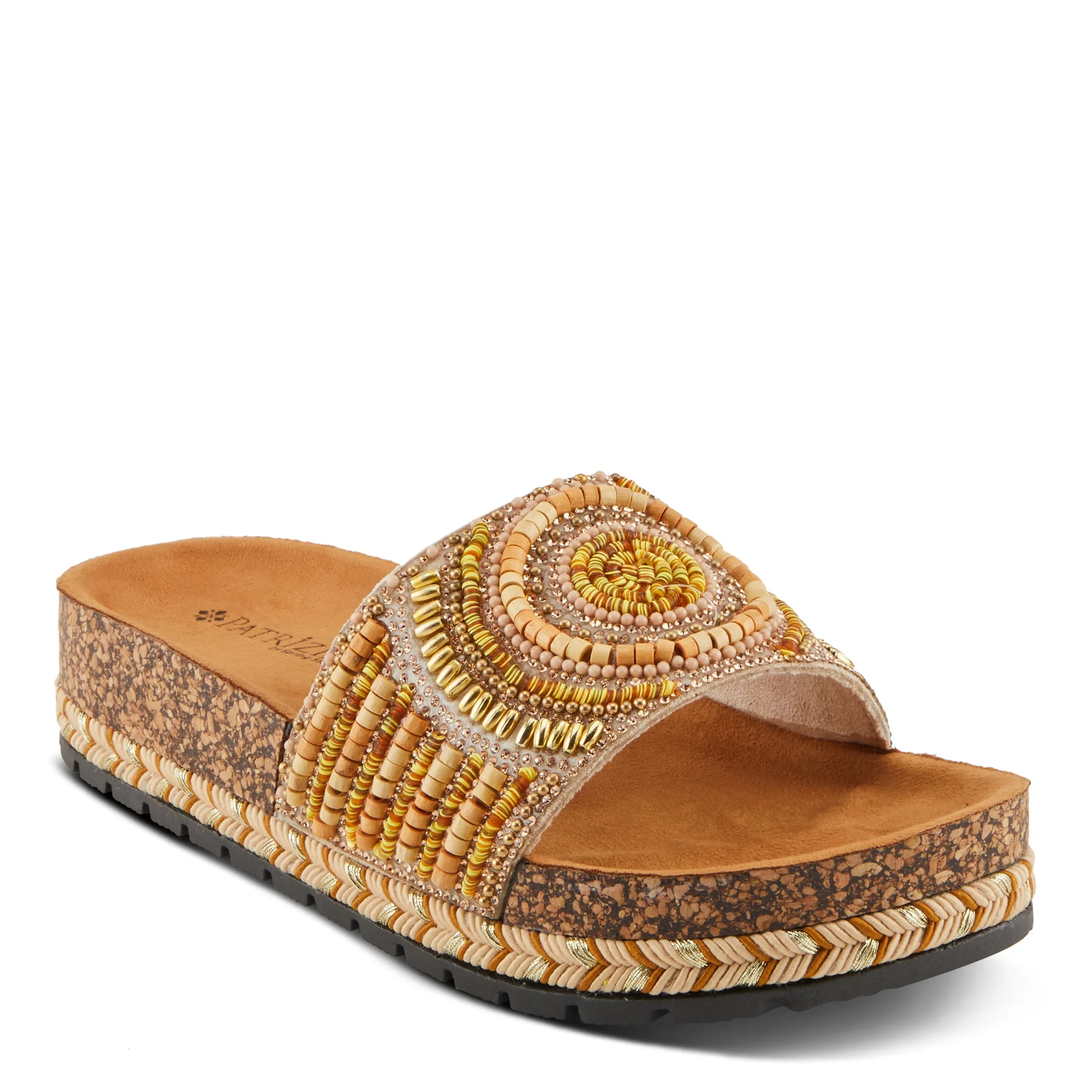 Spring Step Shoes  Patrizia Swirla Sandals Women’s Multicolor Vegan Wedge