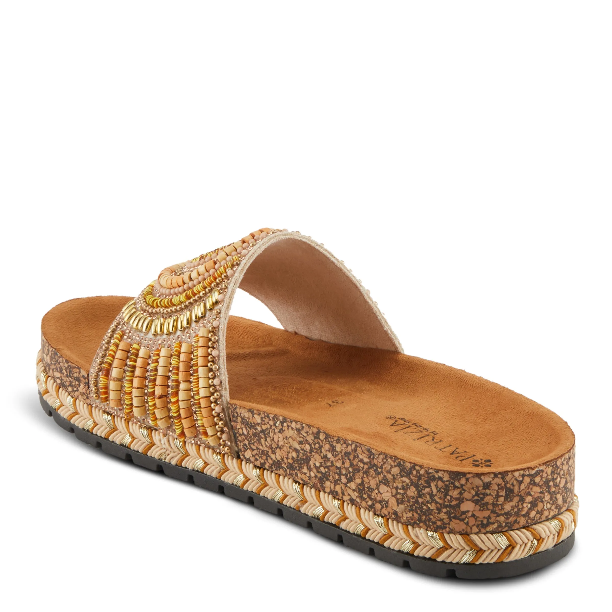 Spring Step Shoes  Patrizia Swirla Sandals Women’s Multicolor Vegan Wedge