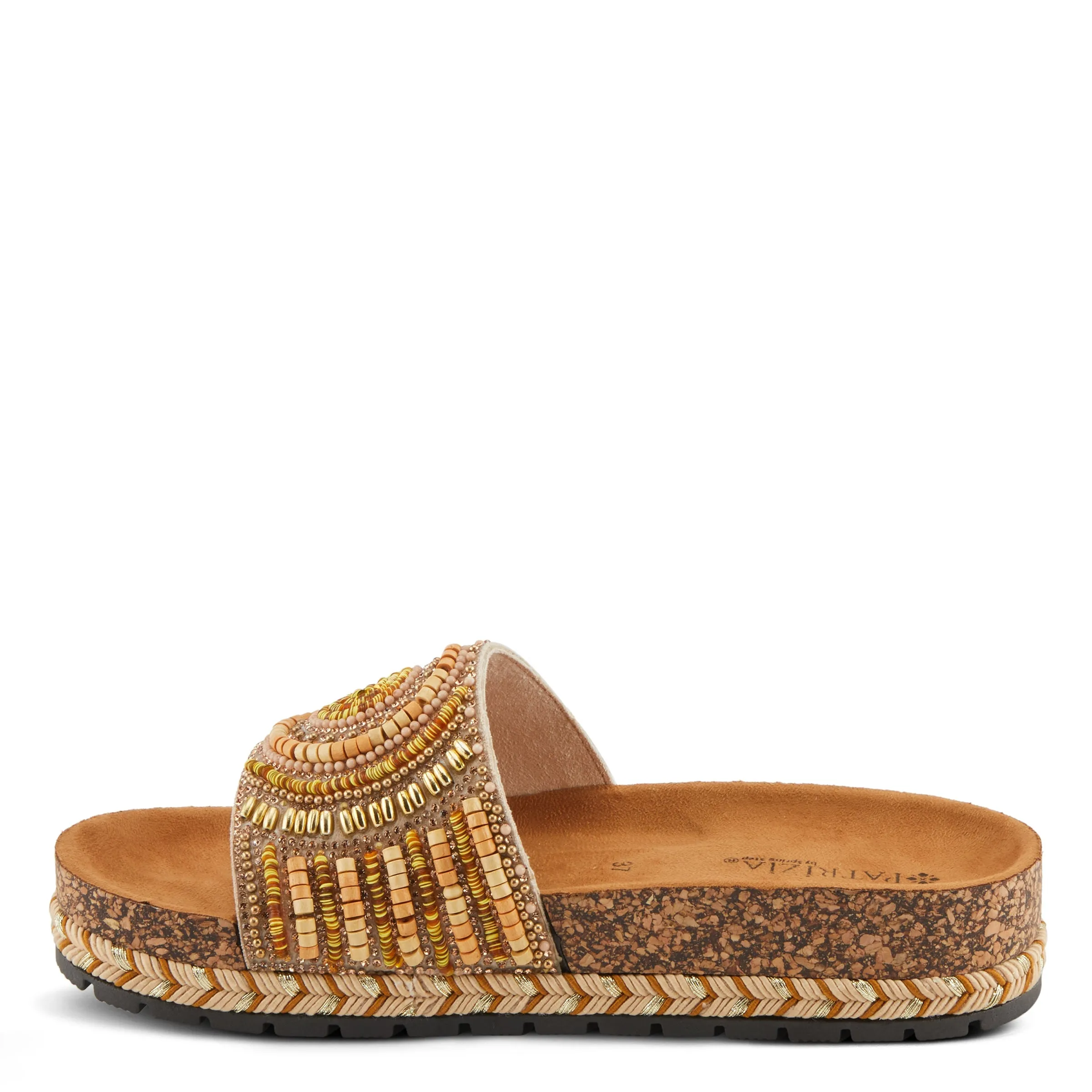 Spring Step Shoes  Patrizia Swirla Sandals Women’s Multicolor Vegan Wedge