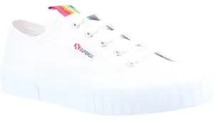 Superga 2630 Stripe Rainbow Womens Lace Up Trainer