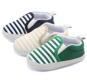 Toddler First Walkers Striped Loafers