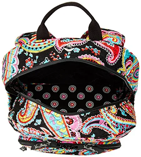 Vera Bradley Campus Tech Backpack, Signature Cotton, Parisian Paisley