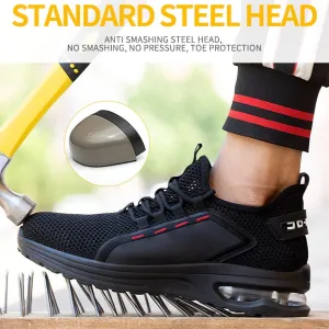 Work Safety Sneakers Steel-Capped PPE Breathable Lightweight Shoes