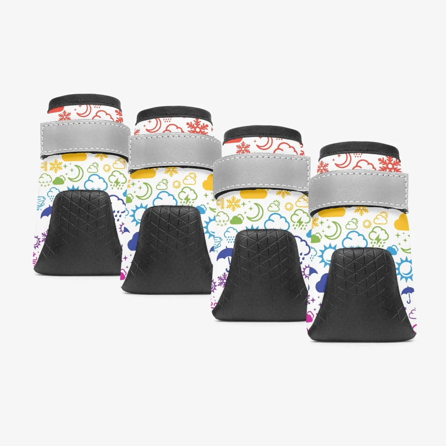 Wx Icon (White/Rainbow) Pet Booties